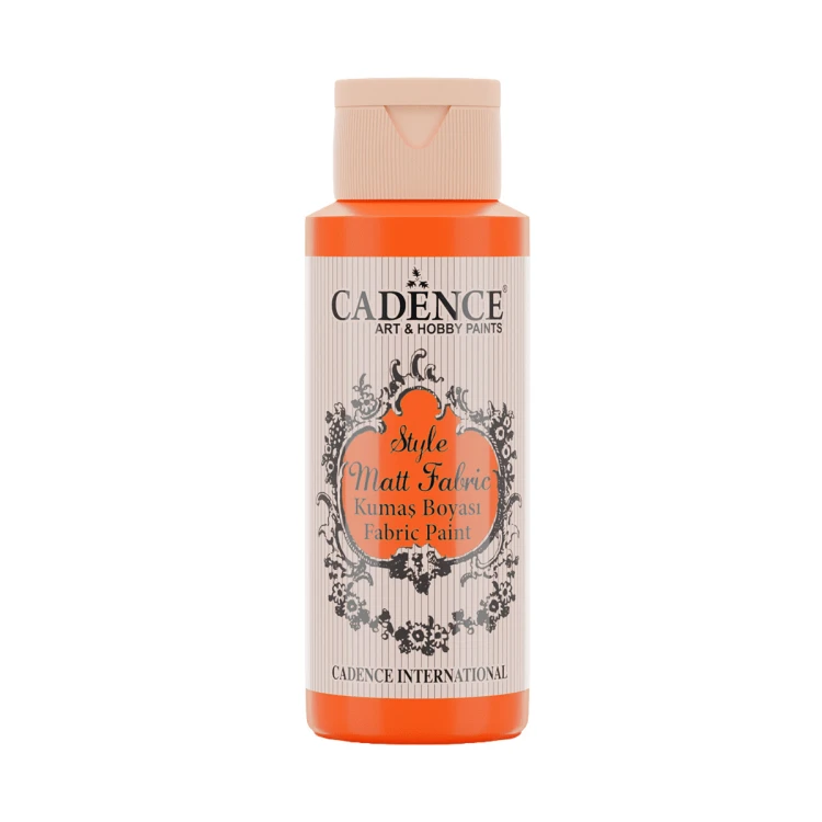 Farba do tkanin - Cadence - pomarańczowa 59 ml #2