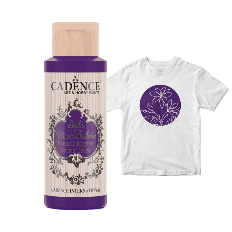 Farba do tkanin - Cadence - fioletowa 59 ml #1