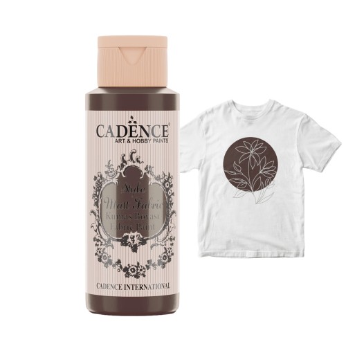 Farba do tkanin - Cadence - brązowa 59 ml #1