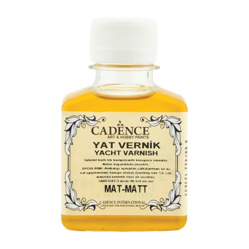 Lakier rozpuszczalnikowy matowy jachtowy - Cadence 100 ml #1