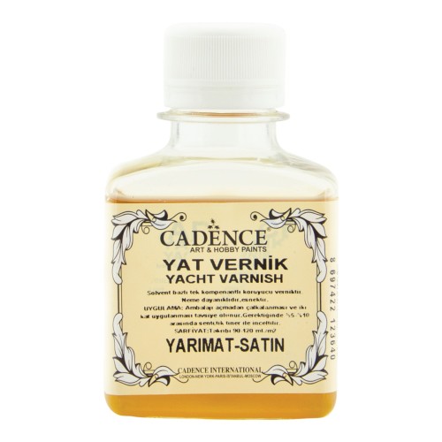 Lakier rozpuszczalnikowy satynowy jachtowy - Cadence 100 ml #1