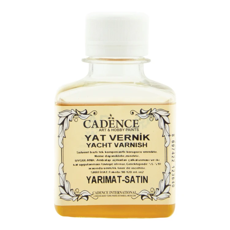Lakier rozpuszczalnikowy satynowy jachtowy - Cadence 100 ml #1