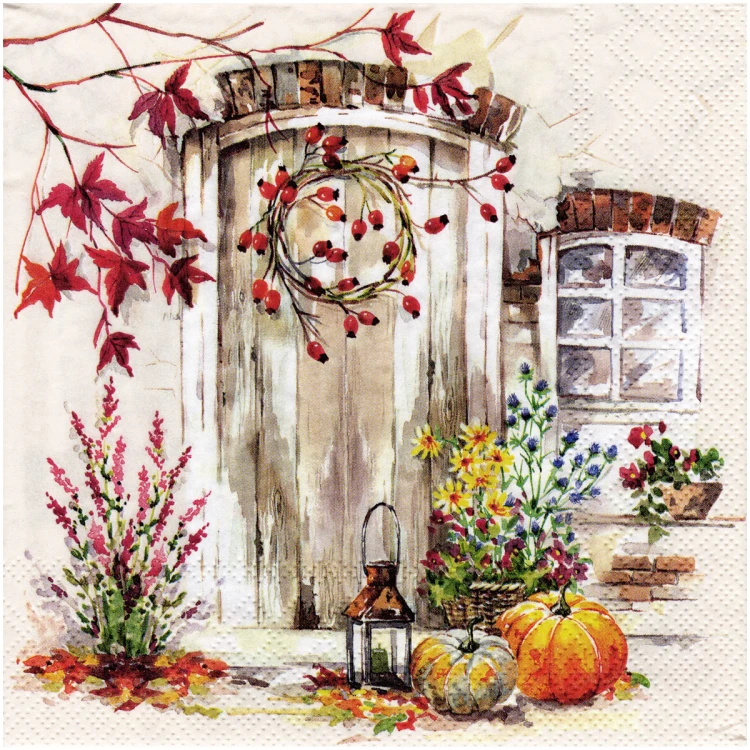 Serwetka do decoupage 33x33cm - Wonderful Autumn jesienne dekoracje #1