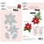 Wykrojnik do papieru - StudioLight - Poinsettia - poinsecja #1