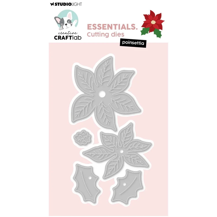 Wykrojnik do papieru - StudioLight - Poinsettia - poinsecja #2