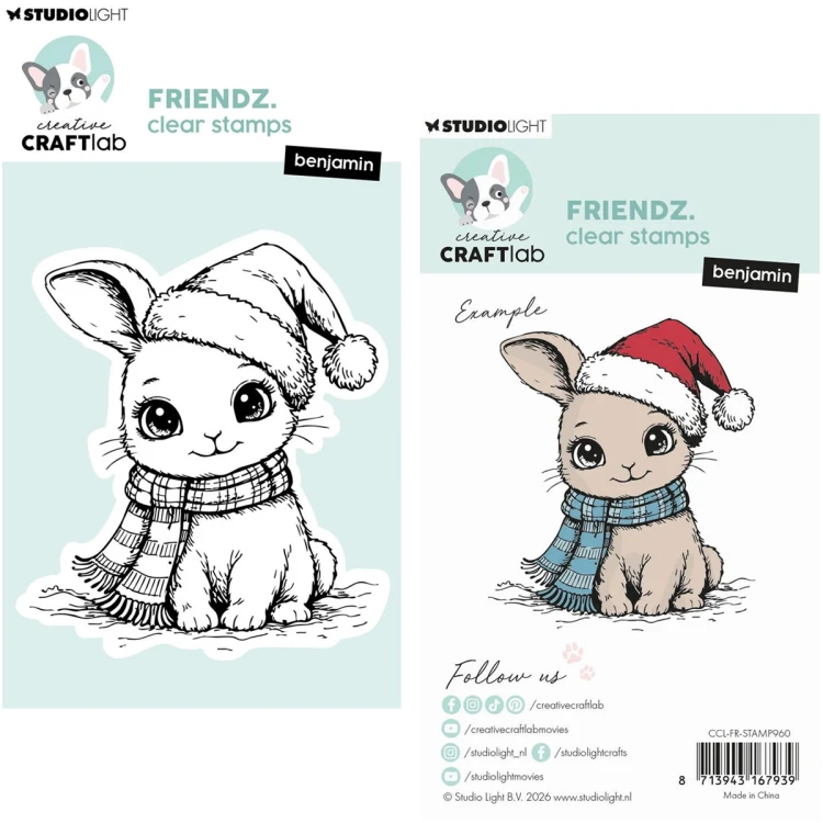Stempel przezroczysty - Studio Light - Benjamin królik #1