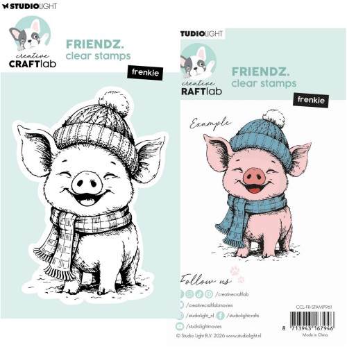 Stempel przezroczysty - Studio Light - Frenkie świnka #1