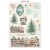 Zestaw papierów, naklejek i elementów Junk Journal - Winter Magic - Stamperia  #12