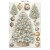 Zestaw papierów, naklejek i elementów Junk Journal - White Christmas - Stamperia  #12
