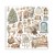 Zestaw papierów do scrapbookingu 30x30 - White Christmas - Stamperia #13