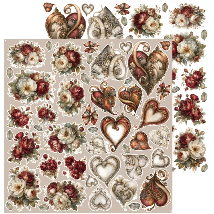 Zestaw dodatków do scrapbookingu  - Craft o'clock - Silver Screen Magic -  MIX #3