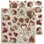 Zestaw dodatków do scrapbookingu - Craft o'clock - Silver Screen Magic - Flowers #6