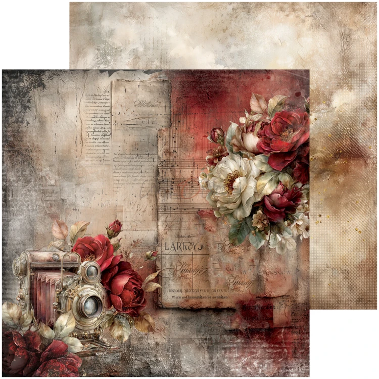 Zestaw papierów do scrapbookingu 15x15 - Craft o'clock - Silver Screen Magic #2