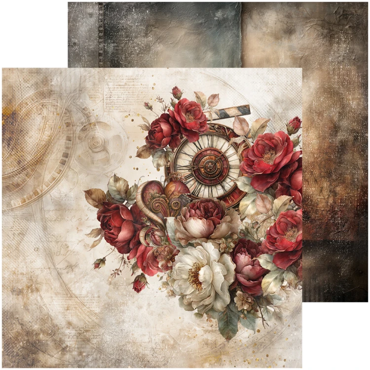 Zestaw papierów do scrapbookingu 15x15 - Craft o'clock - Silver Screen Magic #3
