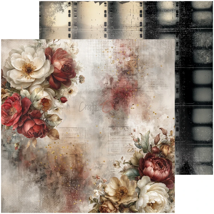 Zestaw papierów do scrapbookingu 15x15 - Craft o'clock - Silver Screen Magic #4