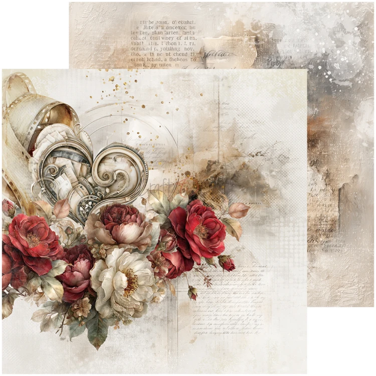Zestaw papierów do scrapbookingu 20x20 - Craft o'clock - Silver Screen Magic mix #6
