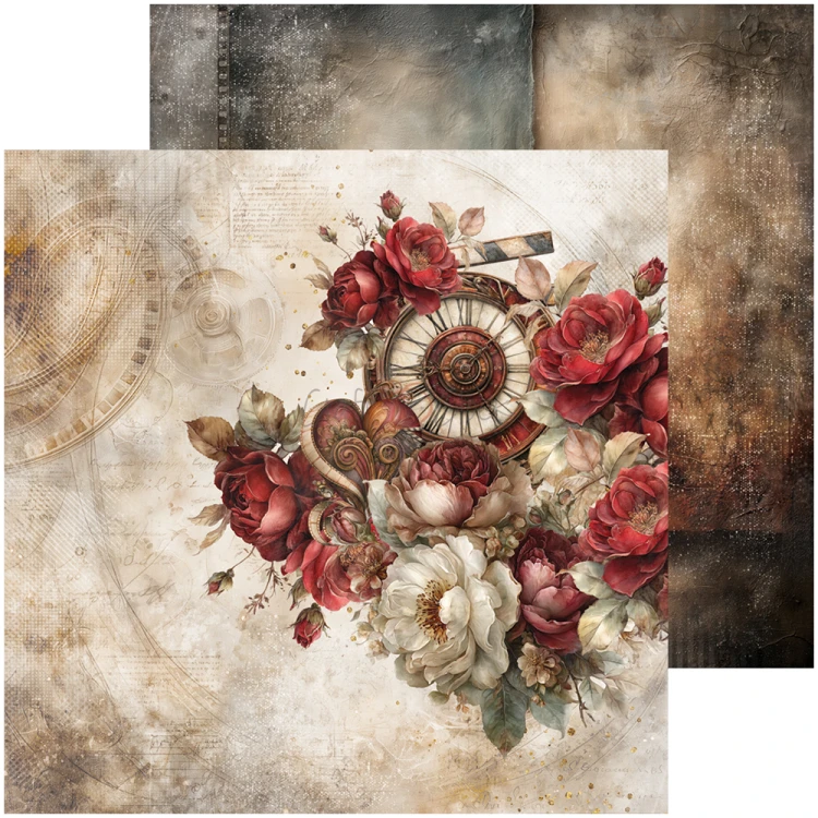 Zestaw papierów do scrapbookingu 20x20 - Craft o'clock - Silver Screen Magic #3