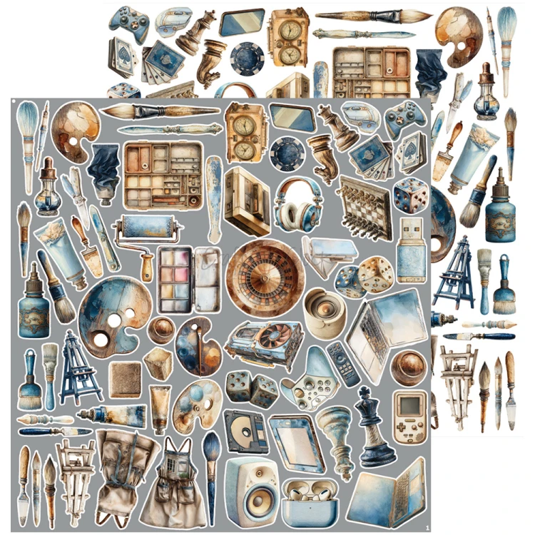 Zestaw dodatków do scrapbookingu - Craft o'clock - Mr & Mrs Elegance - Hobby #2