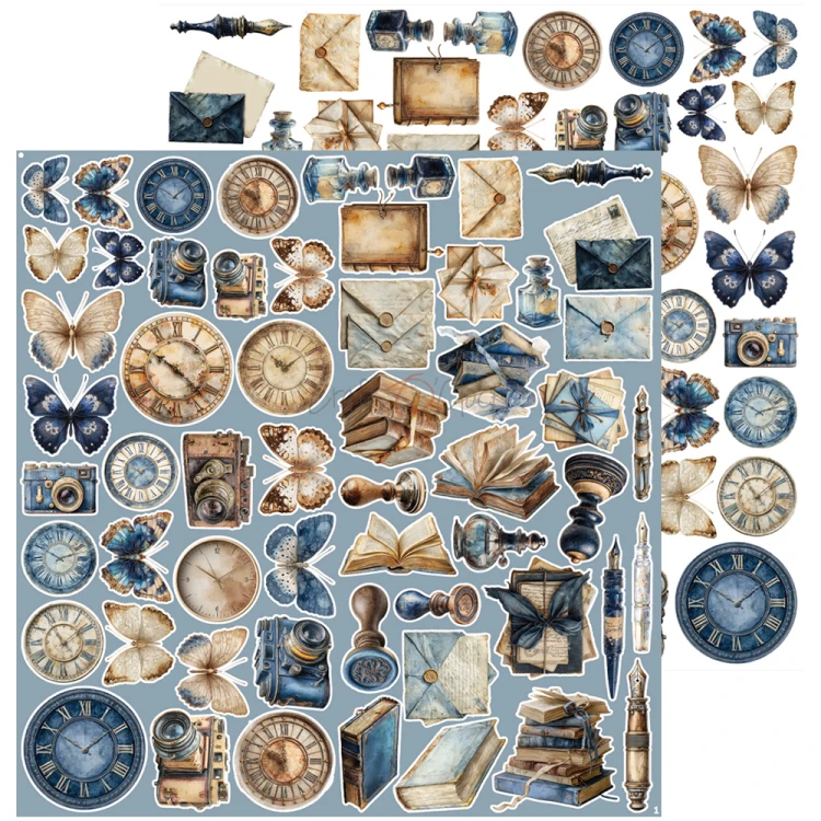 Zestaw dodatków do scrapbookingu - Craft o'clock - Mr & Mrs Elegance - elegance #2