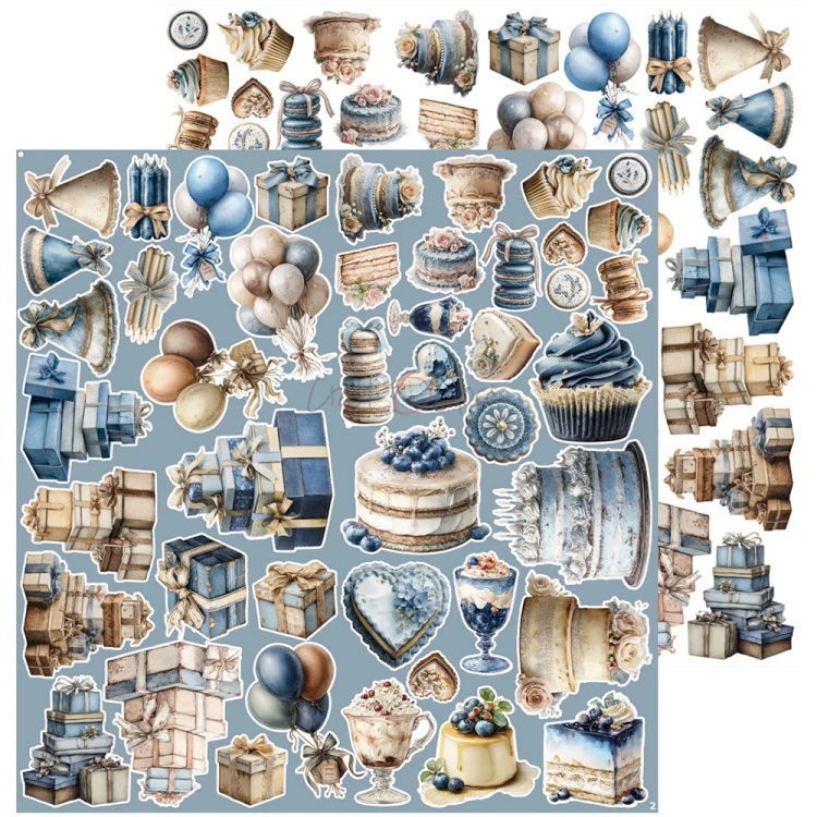 Zestaw dodatków do scrapbookingu - Craft o'clock - Mr & Mrs Elegance - elegance #3