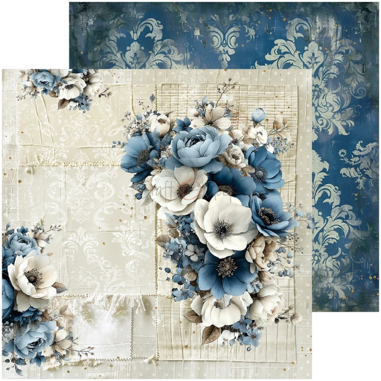 Zestaw papierów do scrapbookingu 20x20 - Craft o'clock - Mr & Mrs Elegance mix #7