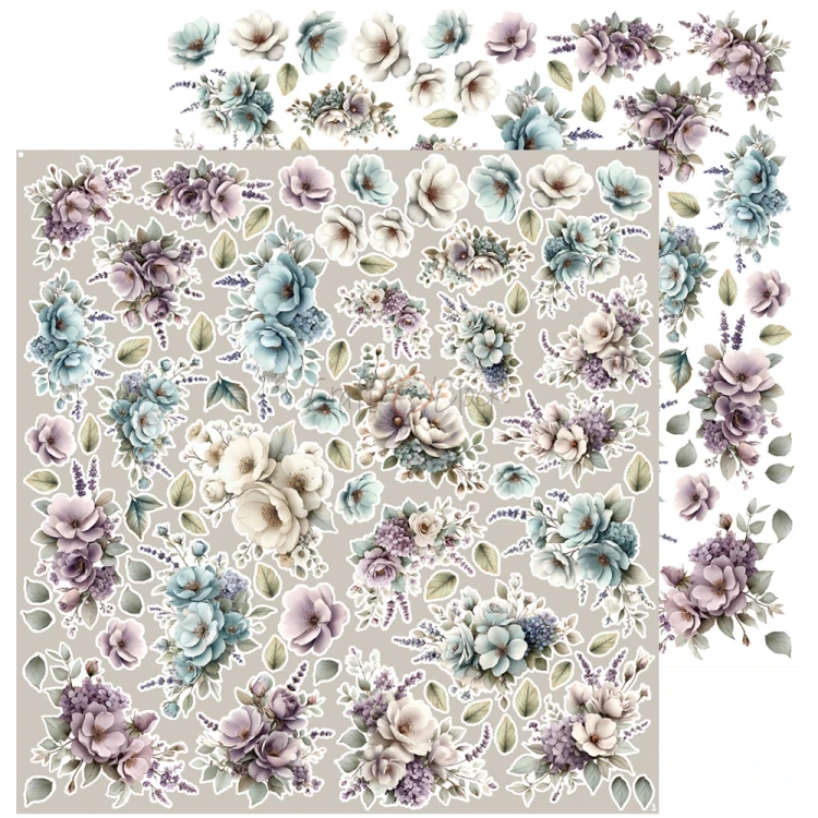 Zestaw dodatków do scrapbookingu  - Craft o'clock - Flowers of Delight - Flowers #2