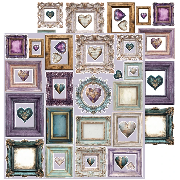 Zestaw dodatków do scrapbookingu  - Craft o'clock - Flowers of Delight -  MIX #9