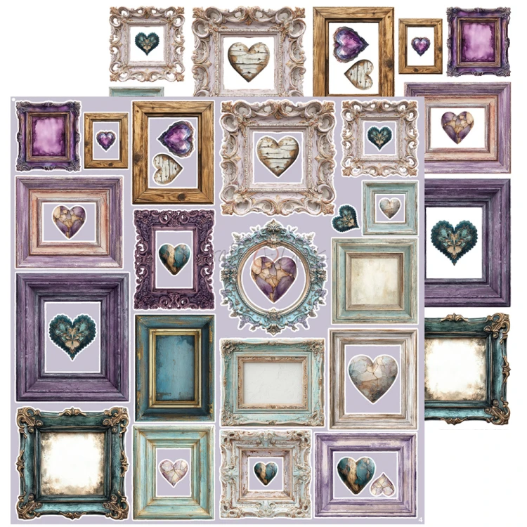 Zestaw dodatków do scrapbookingu - Craft o'clock - Flowers of Delight - delight #5