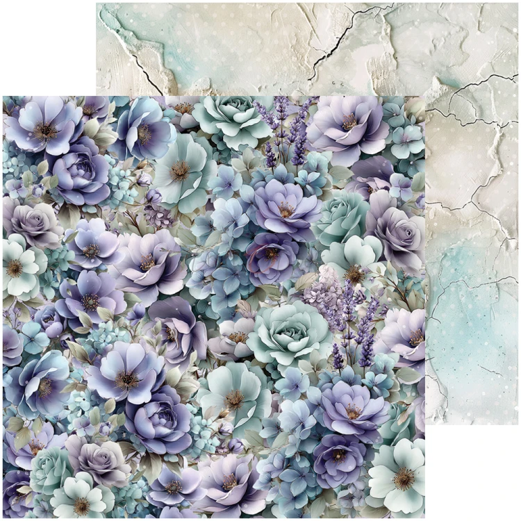Zestaw papierów do scrapbookingu 15x15 - Craft o'clock - Flowers of Delight #6