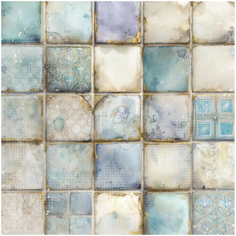Zestaw papierów do scrapbookingu 15x15 - Craft o'clock - Flowers of Delight #8