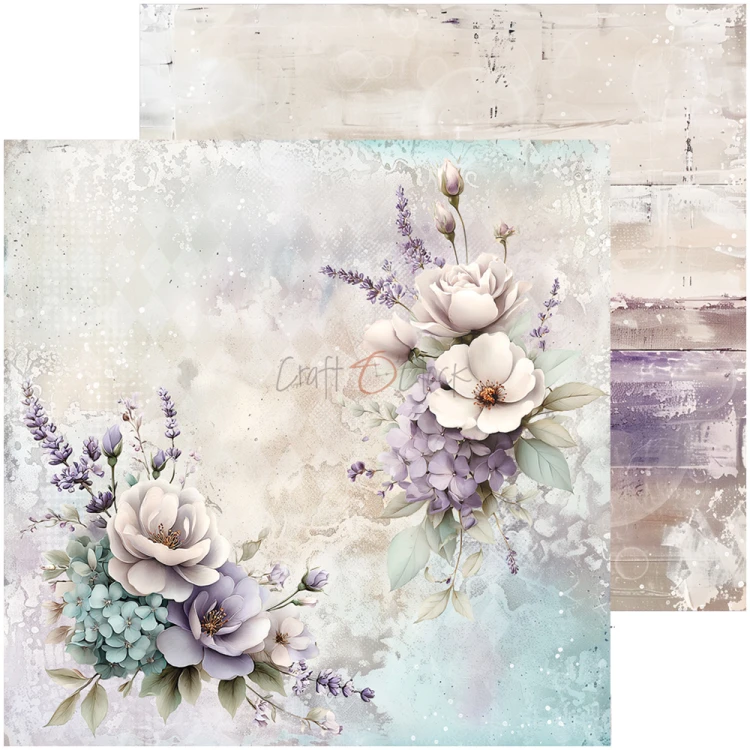 Zestaw papierów do scrapbookingu 20x20 - Craft o'clock - Flowers of Delight mix #2