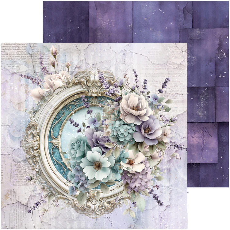 Zestaw papierów do scrapbookingu 20x20 - Craft o'clock - Flowers of Delight mix #3