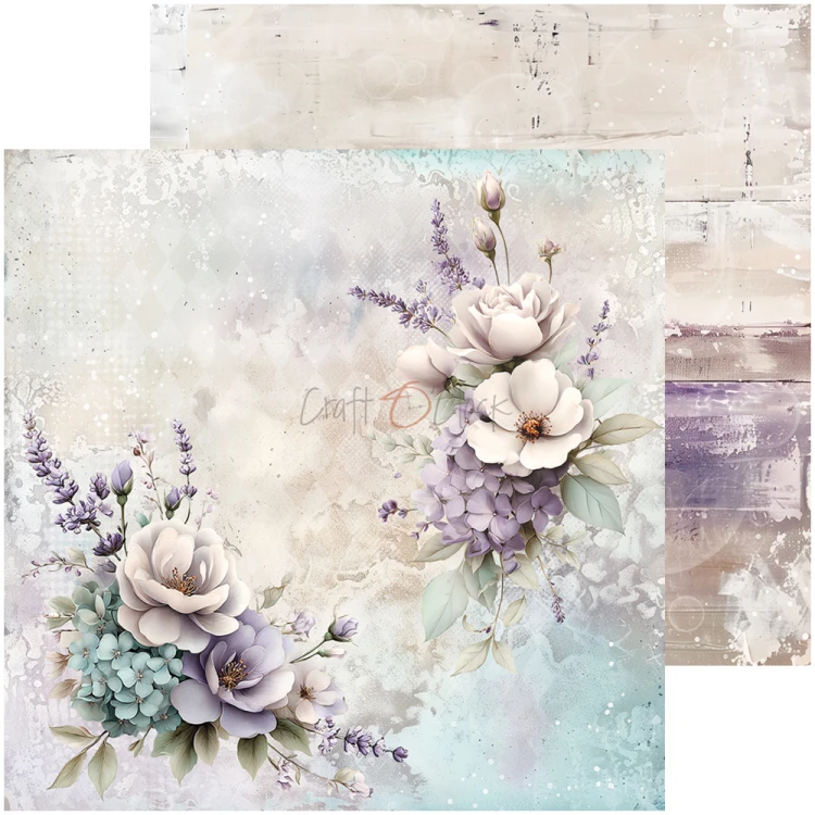 Zestaw papierów do scrapbookingu 20x20 - Craft o'clock - Flowers of Delight #2