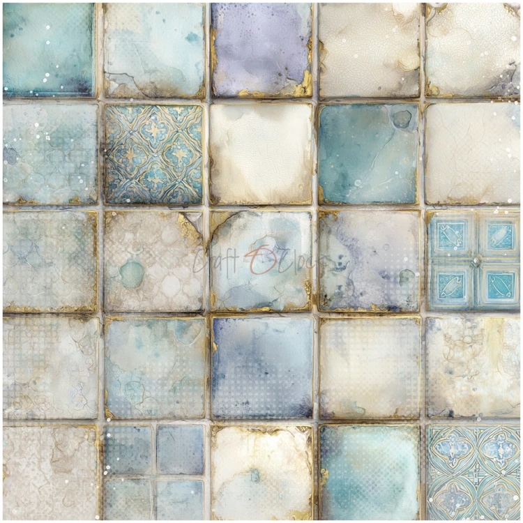 Zestaw papierów do scrapbookingu 20x20 - Craft o'clock - Flowers of Delight #8