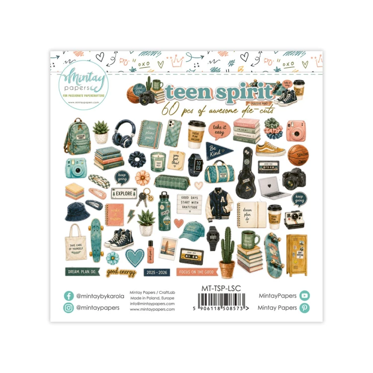 Papierowe elementy - Mintay - Teen Spirit 60 szt. #2