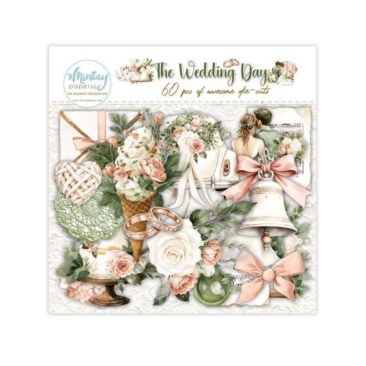 Papierowe elementy - Mintay - The Wedding Day 60 szt. #1