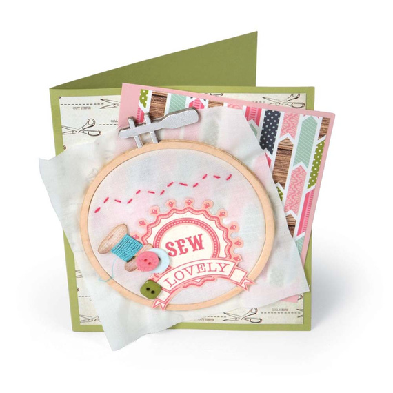 Wykrojnik Sizzix Bigz - Embroidery Hoop tamborek