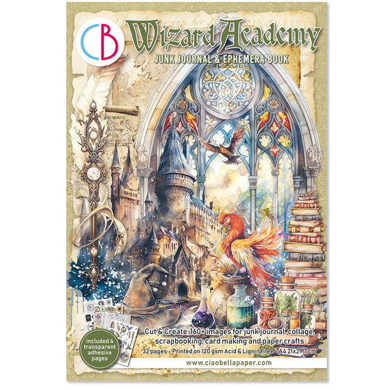 Zestaw papierów do scrapbookingu A4 - Ciao Bella - Wizard Academy