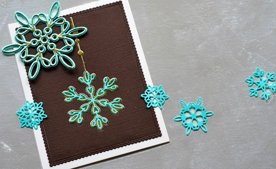 Wykrojnik - Memory Box - Hanging Evelyn Snowflake śnieżynka