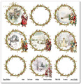 Zestaw papierów do scrapbookingu 30x30 - Itd Collection - Merry Christmas
