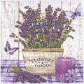 Zestaw kwiatowych serwetek do decoupage 33x33cm - 10szt