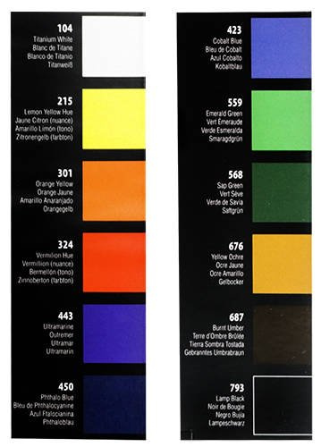 Zestaw farb akrylowych Phoenix 12x12ml