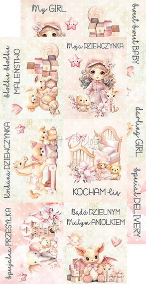 GIRL & CURL - Craft o'clock - zestaw dodatków - MIX