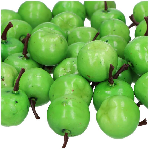 Jabłko lakierowane zielone - 1szt