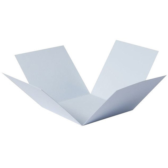 Pudełko exploding box błękitne 10x10x10 - Rzeczy z papieru