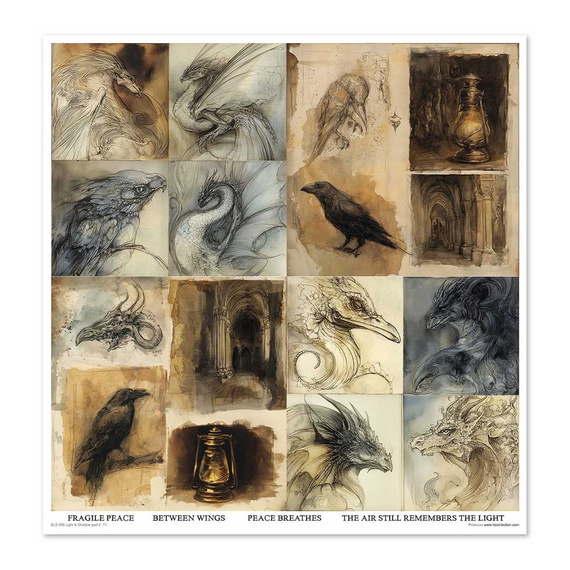 Zestaw papierów do scrapbookingu 30x30 - Light & Shadow 2 - Itd Collection