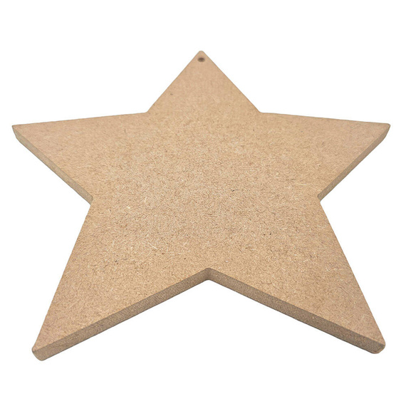 Gwiazda z MDF 17x18cm - 1szt