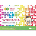 Blok papierów kolorowych samoprzylepnych Wycinanka A4 8ark - Happy Color