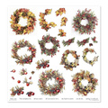 Zestaw papierów do scrapbookingu 30x30 - Autumn Wreath - Itd Collection
