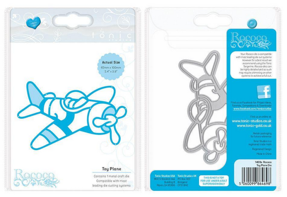 Wykrojnik - Tonic Studios - Toy Plane - samolocik
